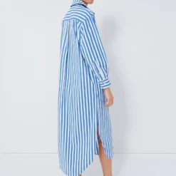 Blue Stripe Constance Maxi Shirt Dress -Deals Raimenti Store 11PGxGBhPOCKQaJTVApnBFsB0JaqcjP9 1 scaled