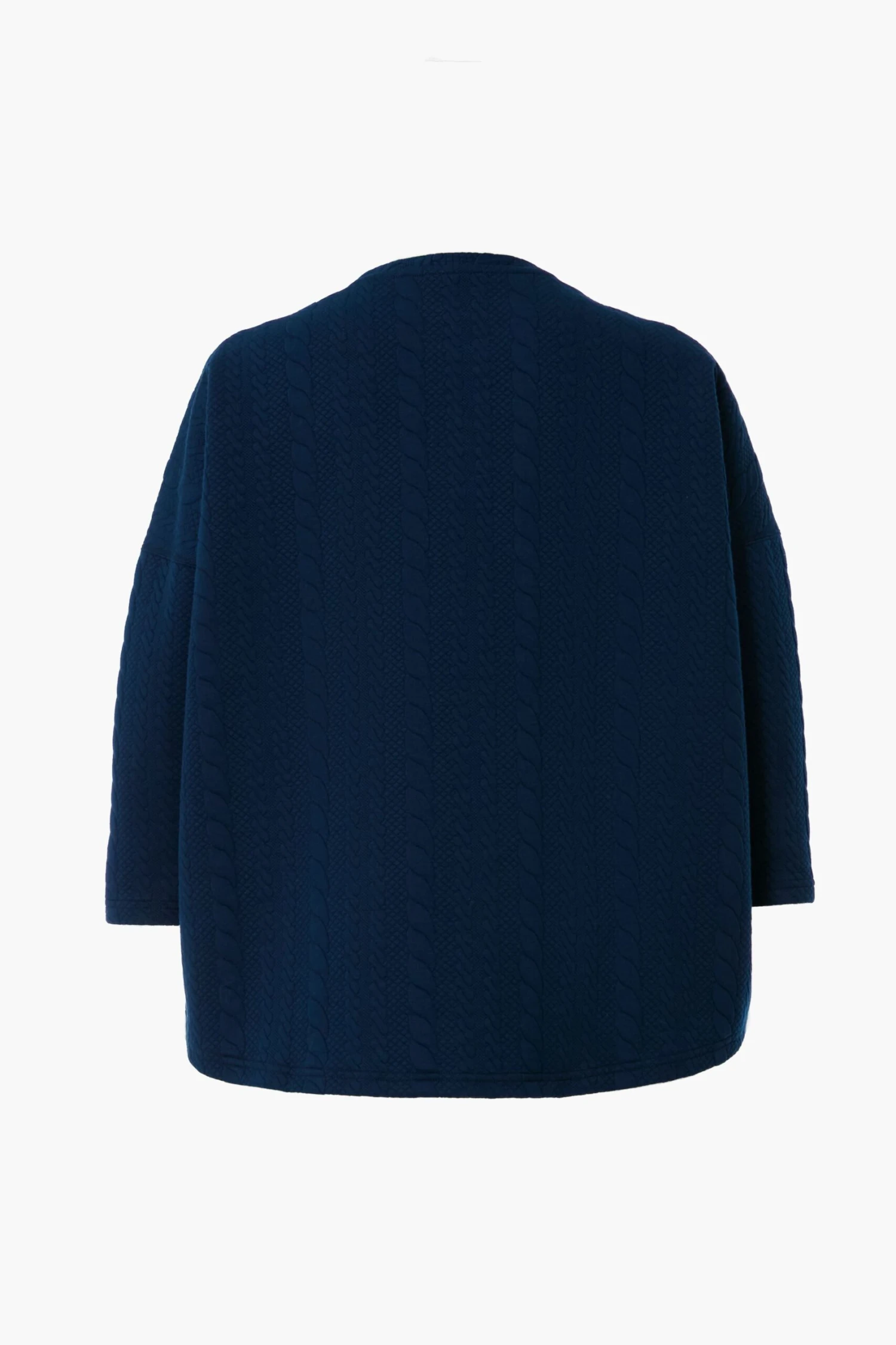 Navy Cable Ally Swing Sweatshirt 11 Navy Cable Ally Swing Sweatshirt - Image 9