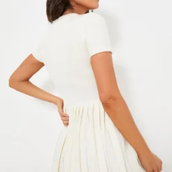 SELF PORTRAIT Cream Knit Mini Dress -Deals Raimenti Store 3Gt9GSJjAGCEXHD0Qryowkx33fPl0hCf 1 scaled