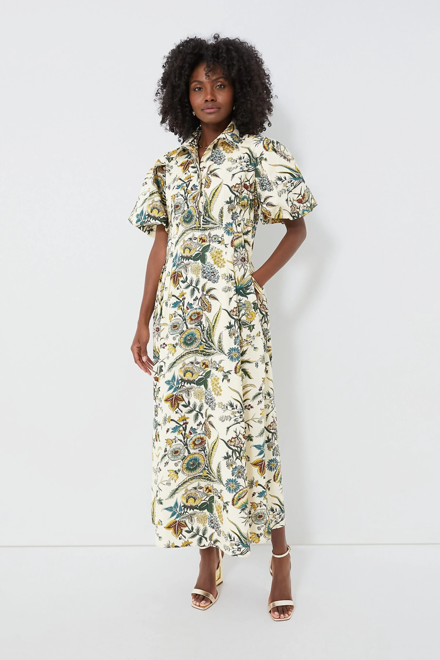 Sharp Floral Delaney Dress 9 Sharp Floral Delaney Dress - Image 7
