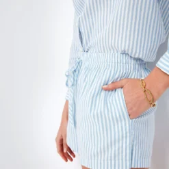 Blue Oxford Stripe Dora Short -Deals Raimenti Store 49aQNw1OkZDJVTo0fZgJBxrbxz7GcDh1 1 scaled