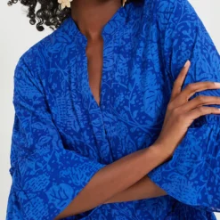 Blue Tiered V-Neck Quidnet Mini Dress -Deals Raimenti Store 5t5vSjusx1M7hC4MqUIE2Pr4Pu0hoi8F 1