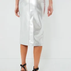 Staud Silver Oaklyn Skirt -Deals Raimenti Store 7frEKiAooIRRudqGWd1focHE1CjvWEY3 1
