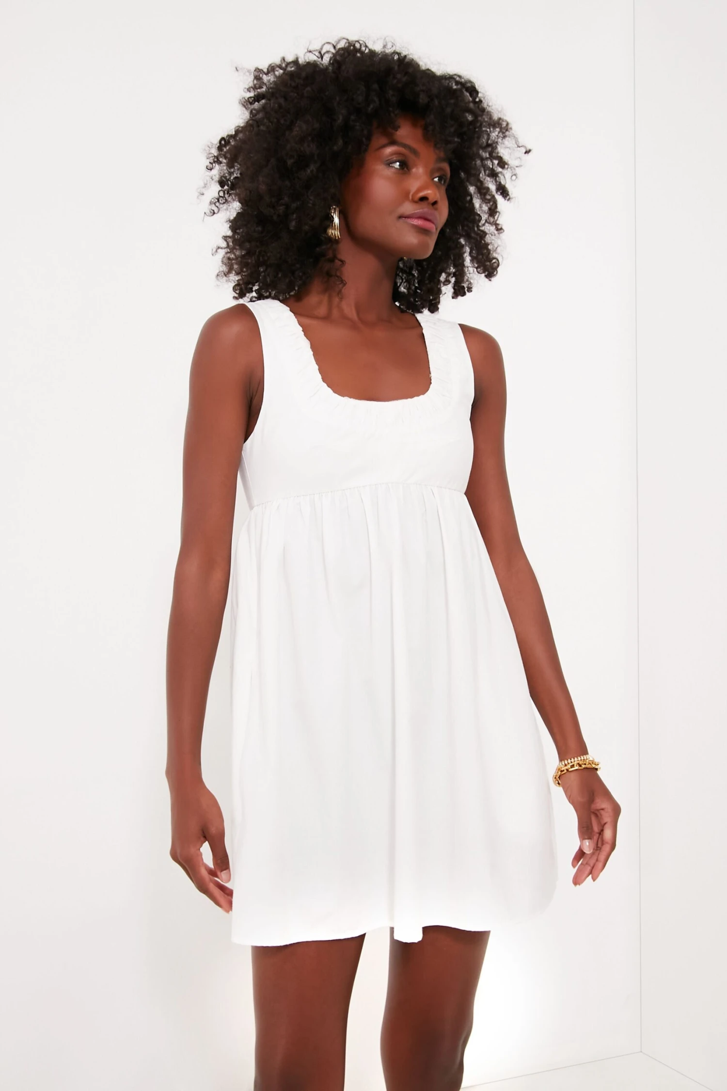 White Letizia Mini Dress 4 White Letizia Mini Dress - Image 2