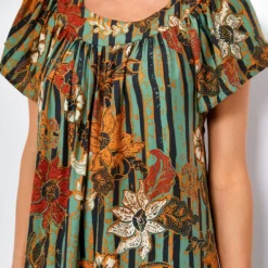 Green Sunflower Stripe Print Moss Sienna Midi Dress -Deals Raimenti Store 8lemNK5oQuHRQBNeGLOzBpydoIoHgbAJ 1 scaled