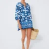 Capri Blue Majolica Tile Bondi Coverup