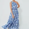 Exclusive Blue Botanica Long Dress