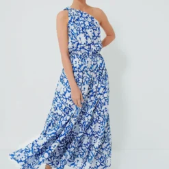 Exclusive Blue Botanica Long Dress