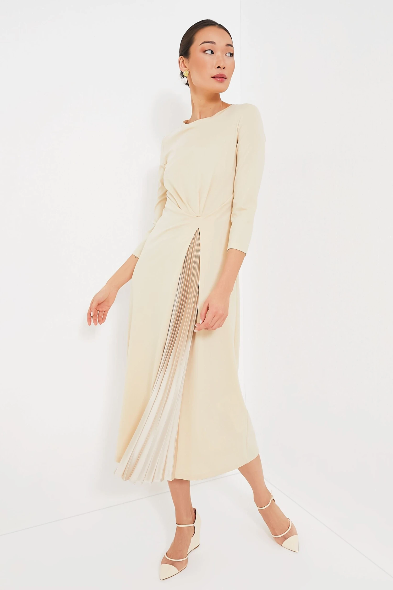 Weekend Max Mara Sand Gessy Dress 3 Weekend Max Mara Sand Gessy Dress