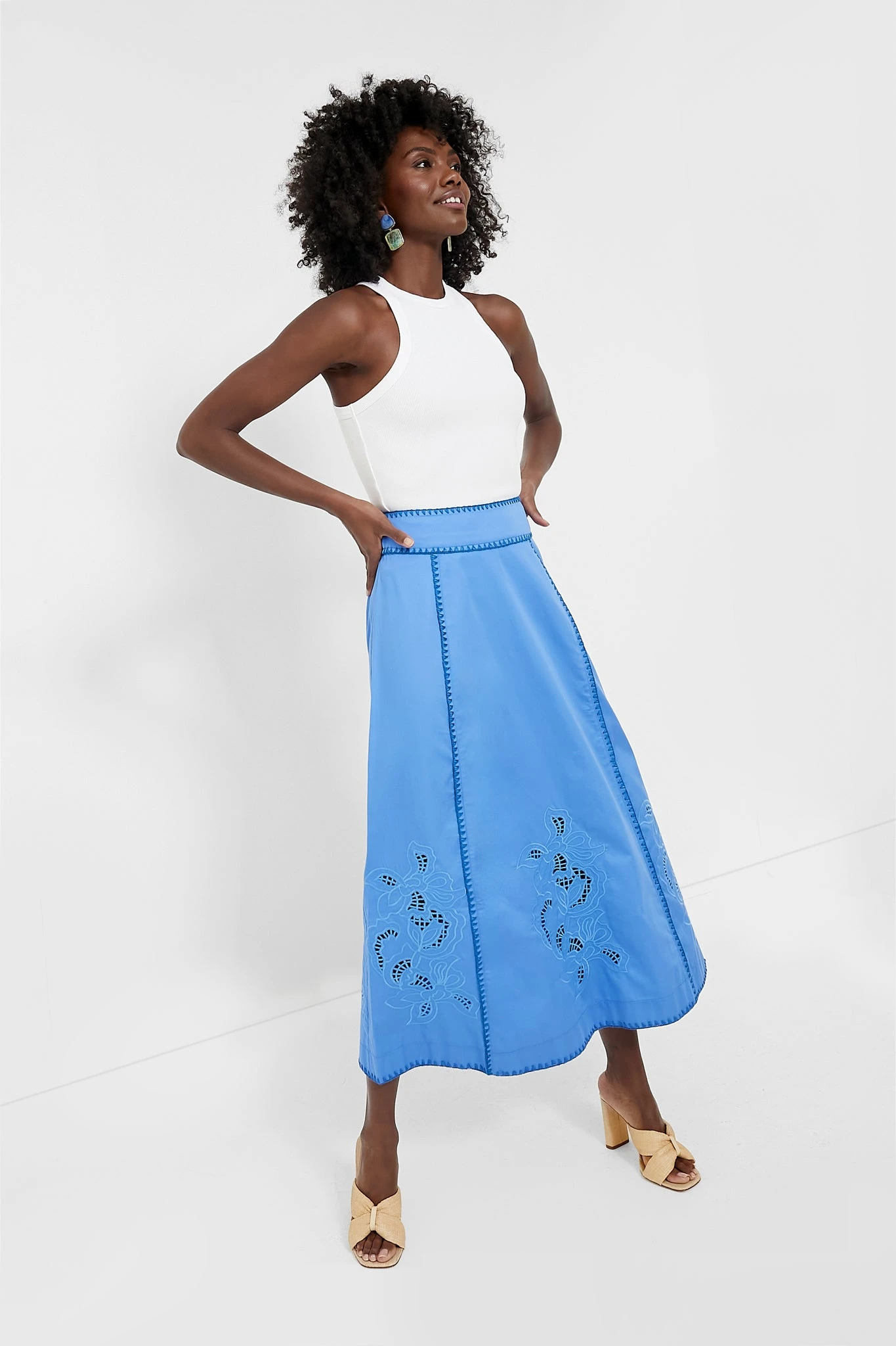 Blue Rosalie Skirt 8 Blue Rosalie Skirt - Image 6