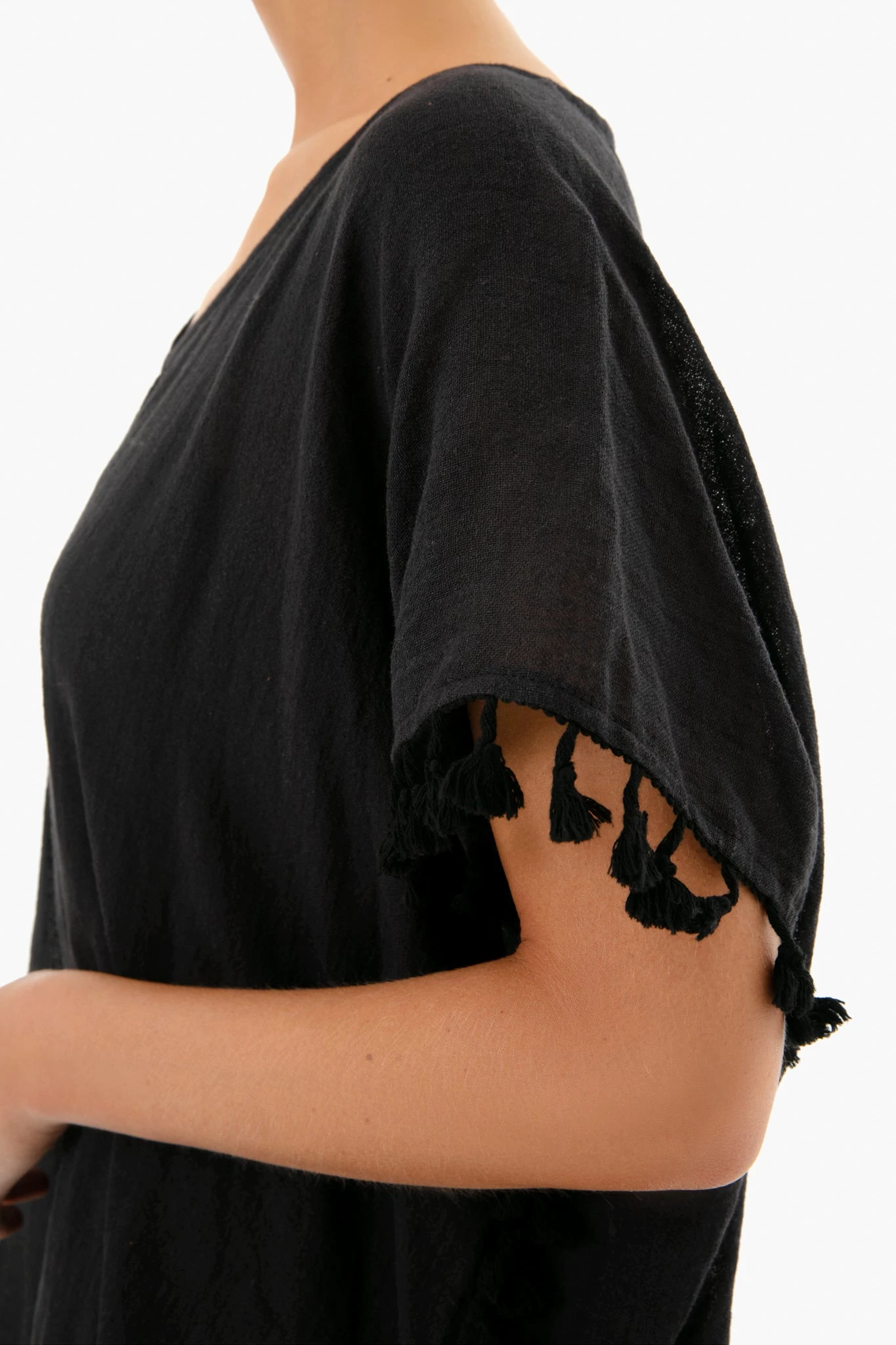 Black Katie Caftan 7 Black Katie Caftan - Image 5