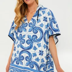 Majolica Terrycloth Coverup