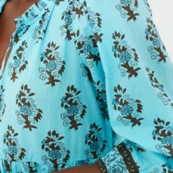 Tropical Turquoise Bouquet Long Sleeve Salty Paloma Caftan 12 Tropical Turquoise Bouquet Long Sleeve Salty Paloma Caftan -Deals Raimenti Store FyXUAJyERRlEgLYP84qhY9VzLsm1ts6R 1
