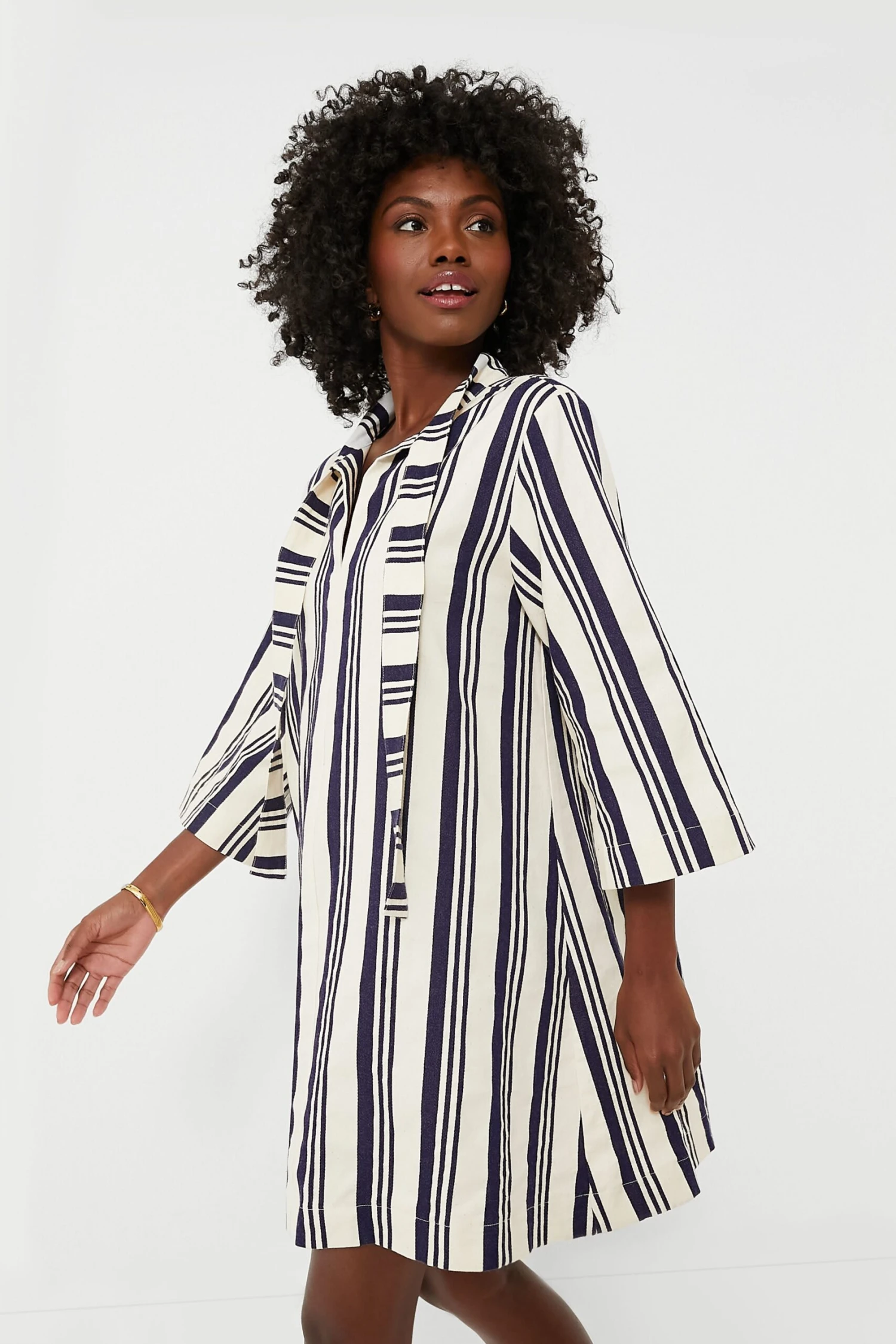 Navy Stripe Montauk Dress 5 Navy Stripe Montauk Dress - Image 3