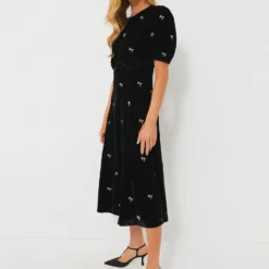 Black Rubina Embroidery Puff Sleeve Midi Dress 9 Black Rubina Embroidery Puff Sleeve Midi Dress -Deals Raimenti Store Hhd9eQDgl7m2o41xMWiBGnnZNRjMMp6z 1 scaled