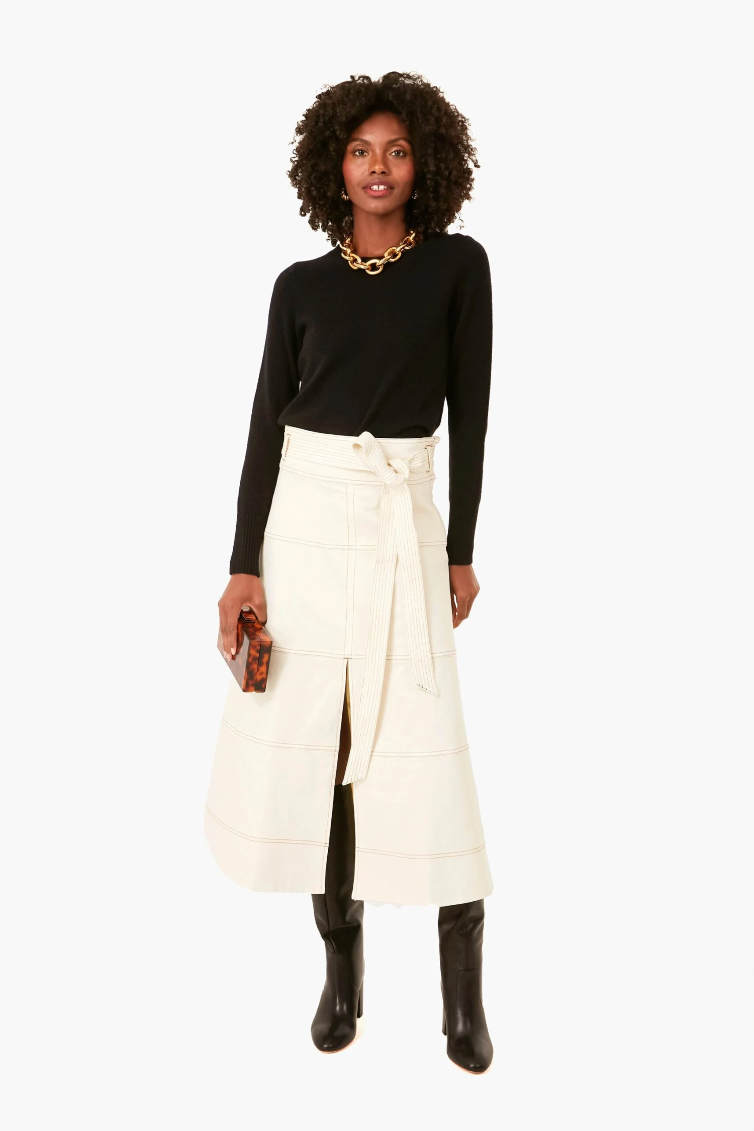 Chalk Hudson Skirt 4 Chalk Hudson Skirt - Image 2