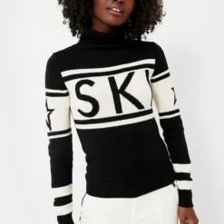 Black Schild Turtleneck Sweater