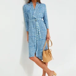 Painterly Dots Blue Ry Shirtdress -Deals Raimenti Store J9f4PIO8evQaE8VSy6w5qlnzElWdnHdE 1