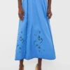 Blue Rosalie Skirt