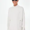 Varley Ivory Marl Bay Sweat