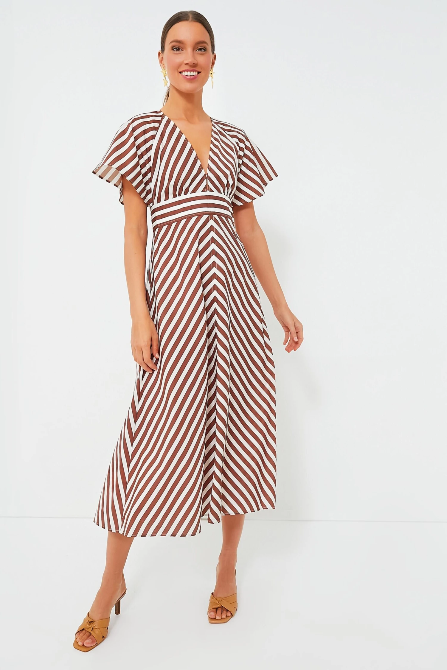 Deep Spice Sorrento Stripe Tie Dress 3 Deep Spice Sorrento Stripe Tie Dress