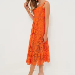 SELF PORTRAIT Orange Lace Midi Dress -Deals Raimenti Store LurzrCiSYutlQo2n0nsHtYLswKv2iB9a 1 scaled