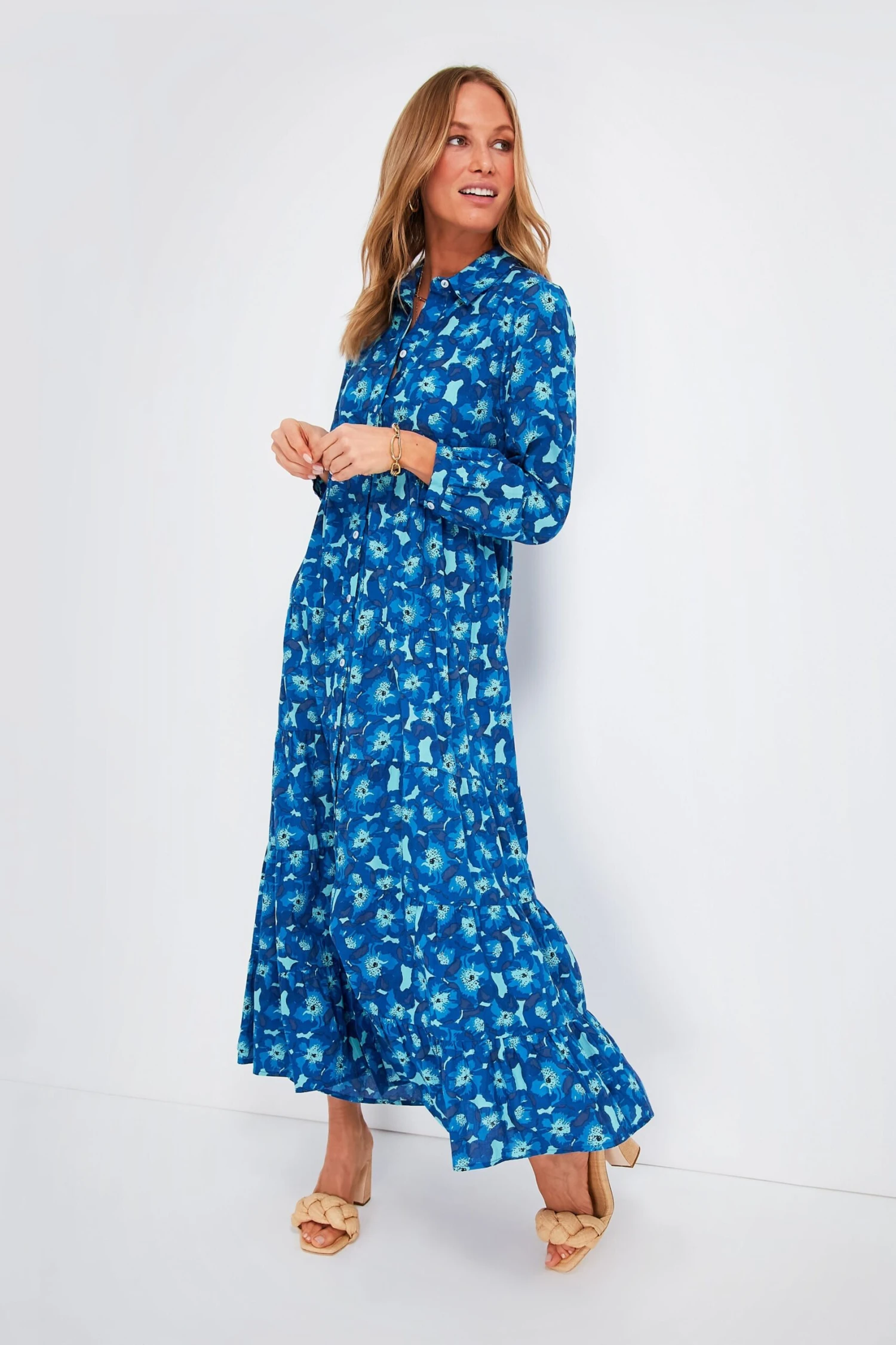 Blue Jacinta Jinette Dress 4 Blue Jacinta Jinette Dress - Image 2