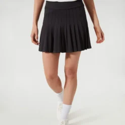 Black And White 15 Inch Williams Tennis Skirt
