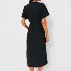 Ganni Black Drapey Melange Midi Dress 11 Ganni Black Drapey Melange Midi Dress -Deals Raimenti Store MauqeCq7uR6kTD6YO94MKcCuAdbLUIEf 1 scaled