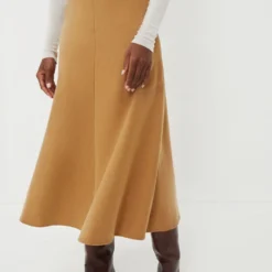 Vanessa Bruno Camel Boushra Midi Skirt