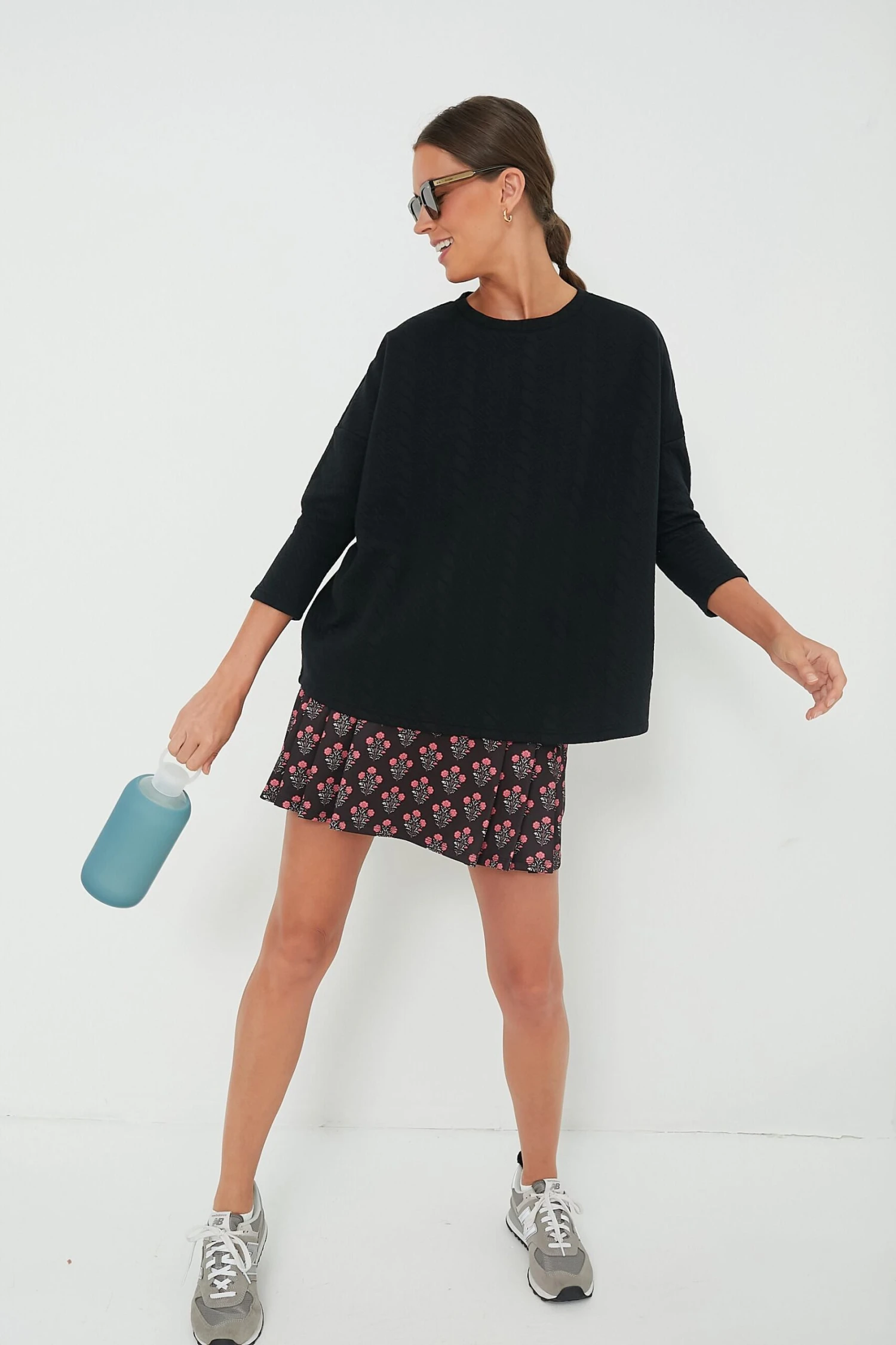 Black Cable Ally Swing Sweatshirt 4 Black Cable Ally Swing Sweatshirt - Image 2