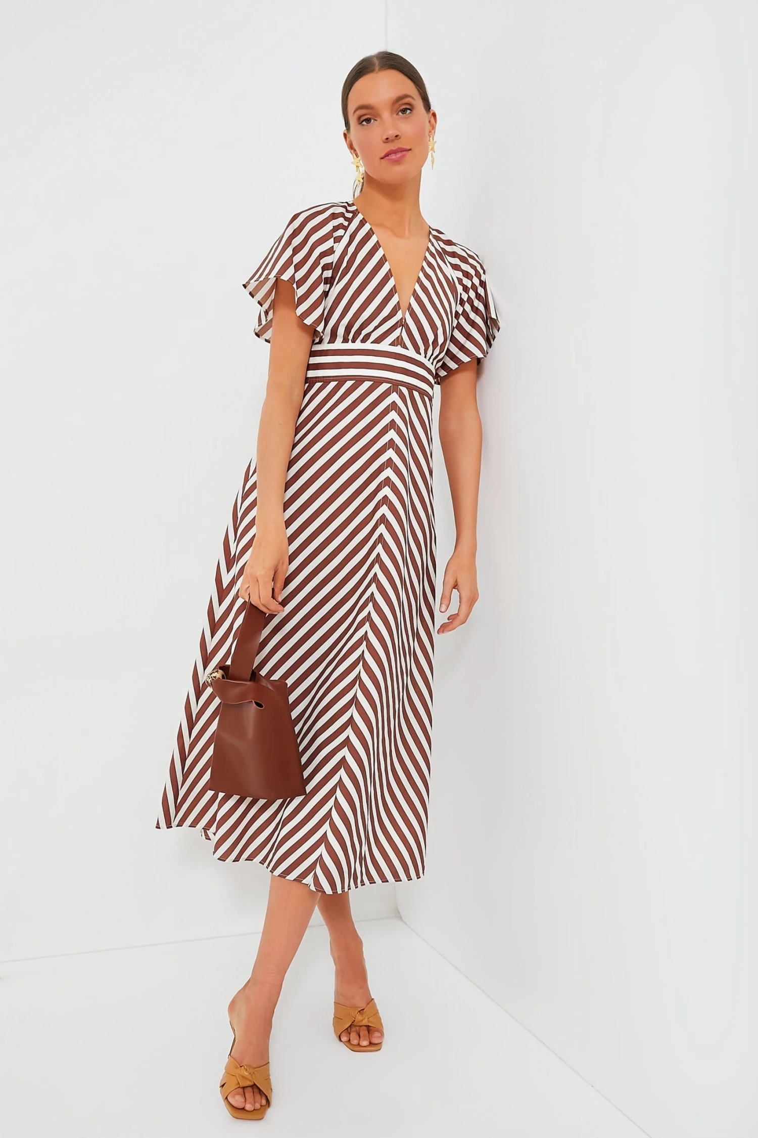 Deep Spice Sorrento Stripe Tie Dress 4 Deep Spice Sorrento Stripe Tie Dress - Image 2
