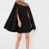 Black Estelle Cape Dress -Deals Raimenti Store Pg2gFy1L4uyu0IJ14fQ3OZ9VYSPSxpi3 1 scaled