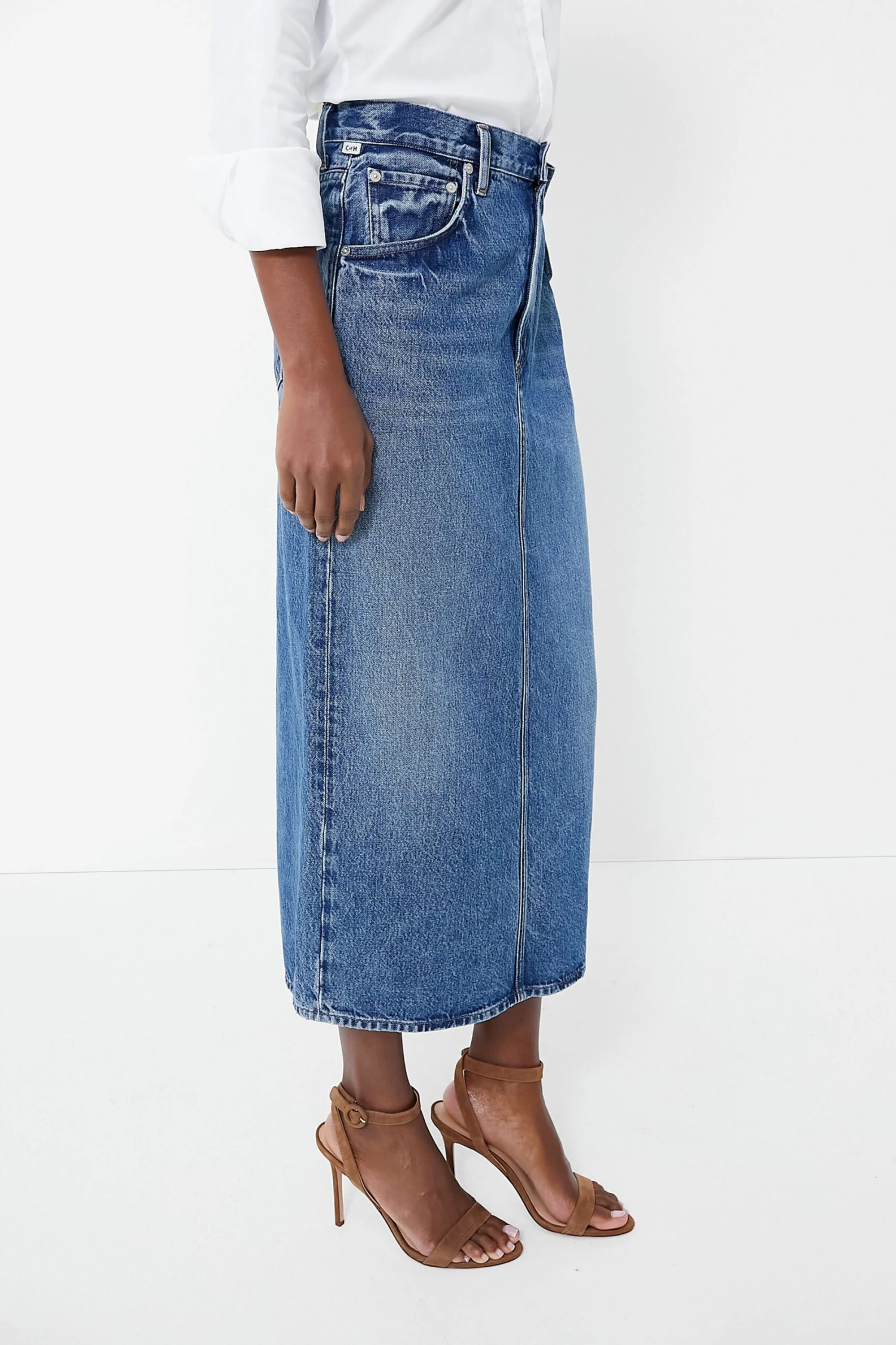 CITIZENS OF HUMANITY Daru Peri Pencil Skirt 6 CITIZENS OF HUMANITY Daru Peri Pencil Skirt - Image 4