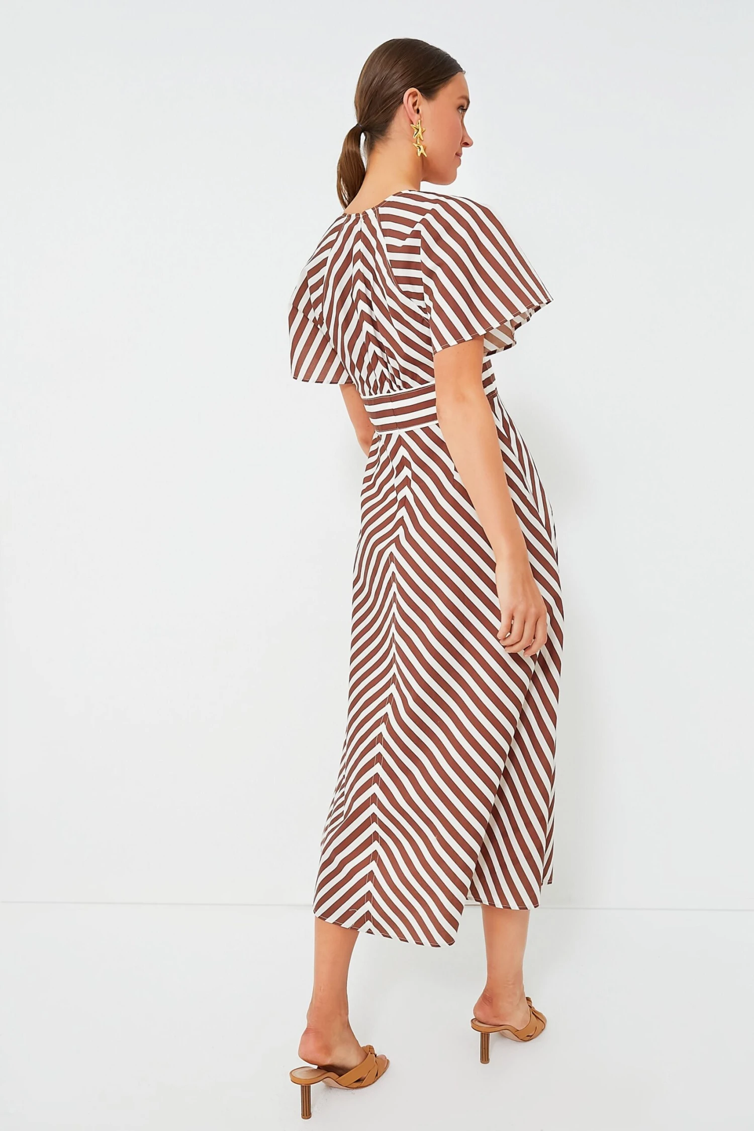 Deep Spice Sorrento Stripe Tie Dress 6 Deep Spice Sorrento Stripe Tie Dress - Image 4