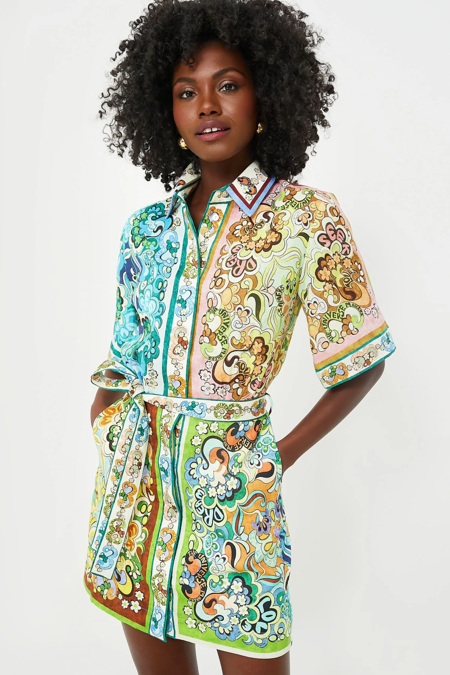 Multi Dreamer Mini Dress 4 Multi Dreamer Mini Dress - Image 2