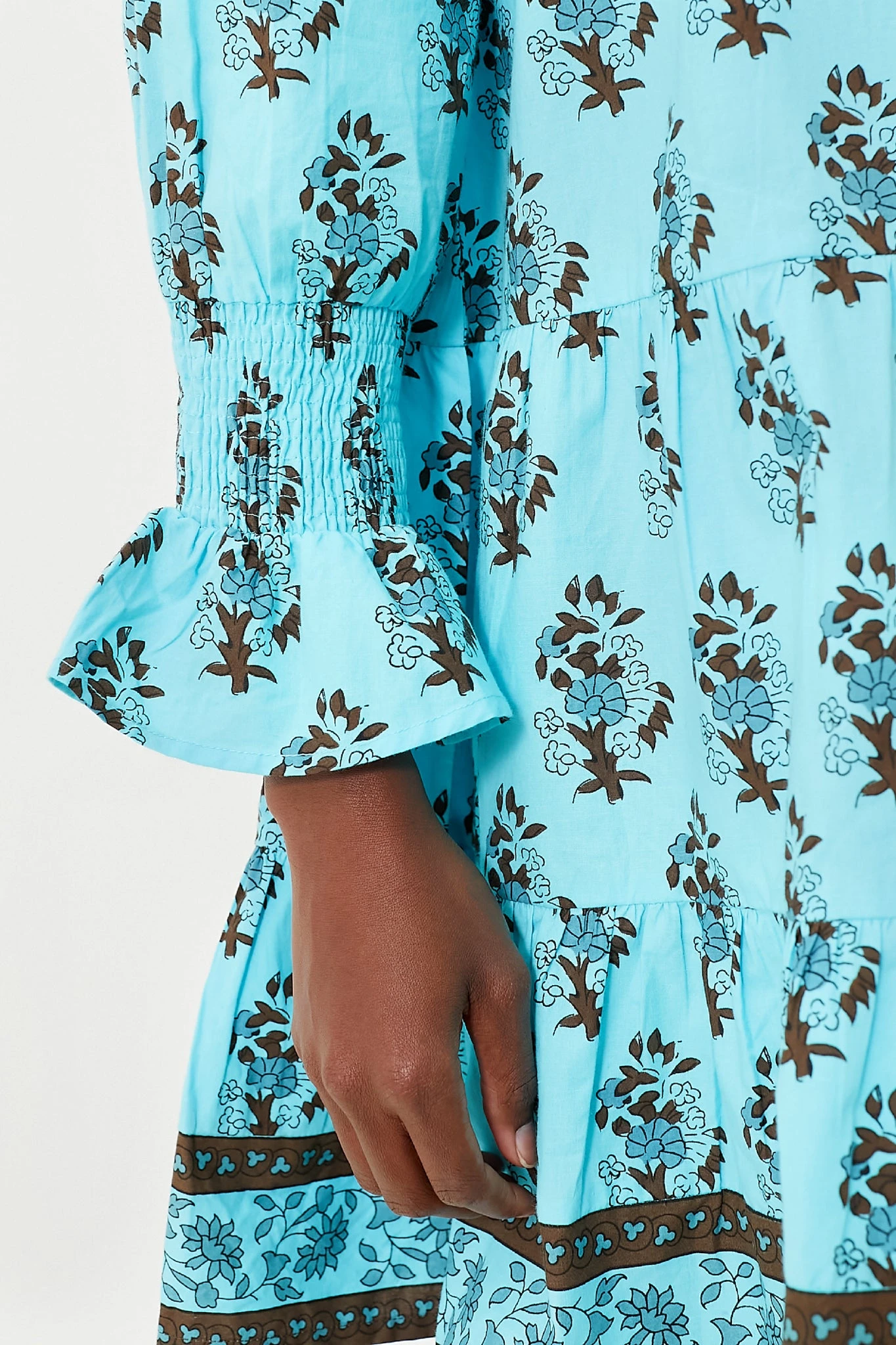 Tropical Turquoise Bouquet Kenzo Coverup 7 Tropical Turquoise Bouquet Kenzo Coverup - Image 5