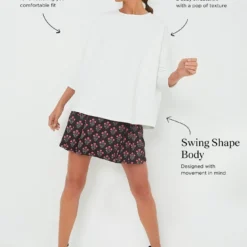 White Cable Ally Swing Sweatshirt -Deals Raimenti Store UVMcHI8N0SoNFxh2kgVwKEgDWY5uIjfr 1