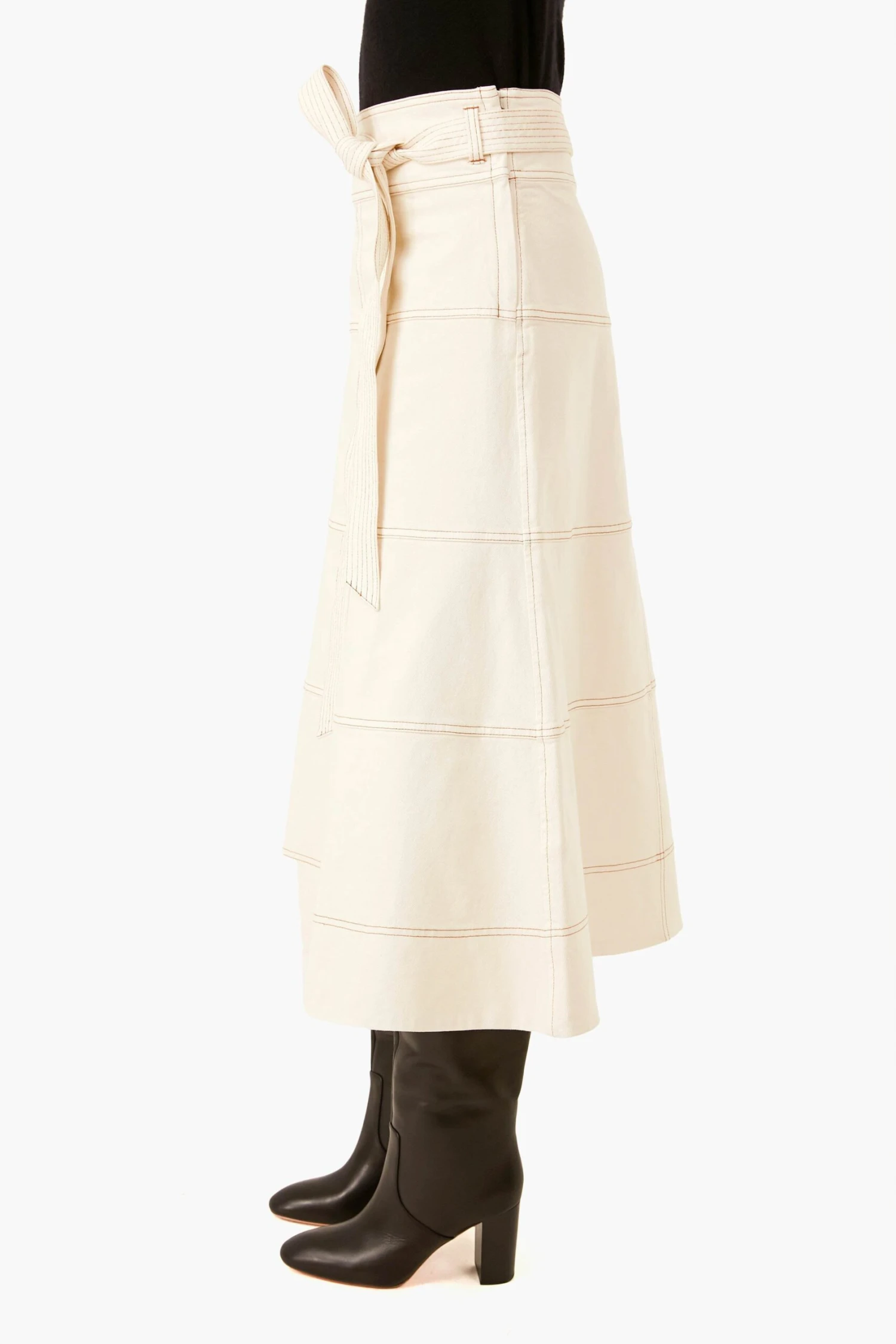 Chalk Hudson Skirt 5 Chalk Hudson Skirt - Image 3