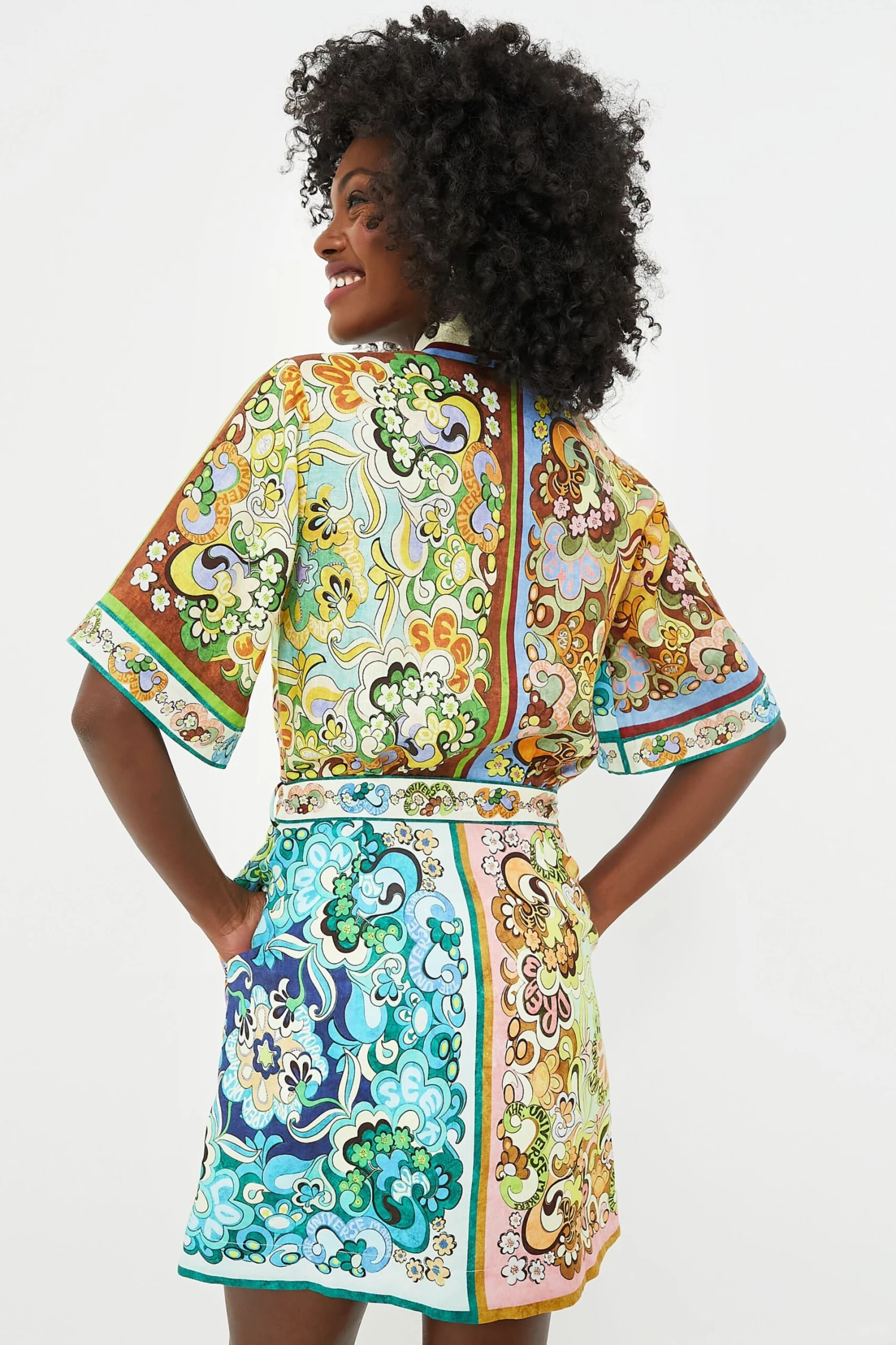 Multi Dreamer Mini Dress 6 Multi Dreamer Mini Dress - Image 4