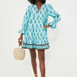 Tropical Turquoise Bouquet Kenzo Coverup