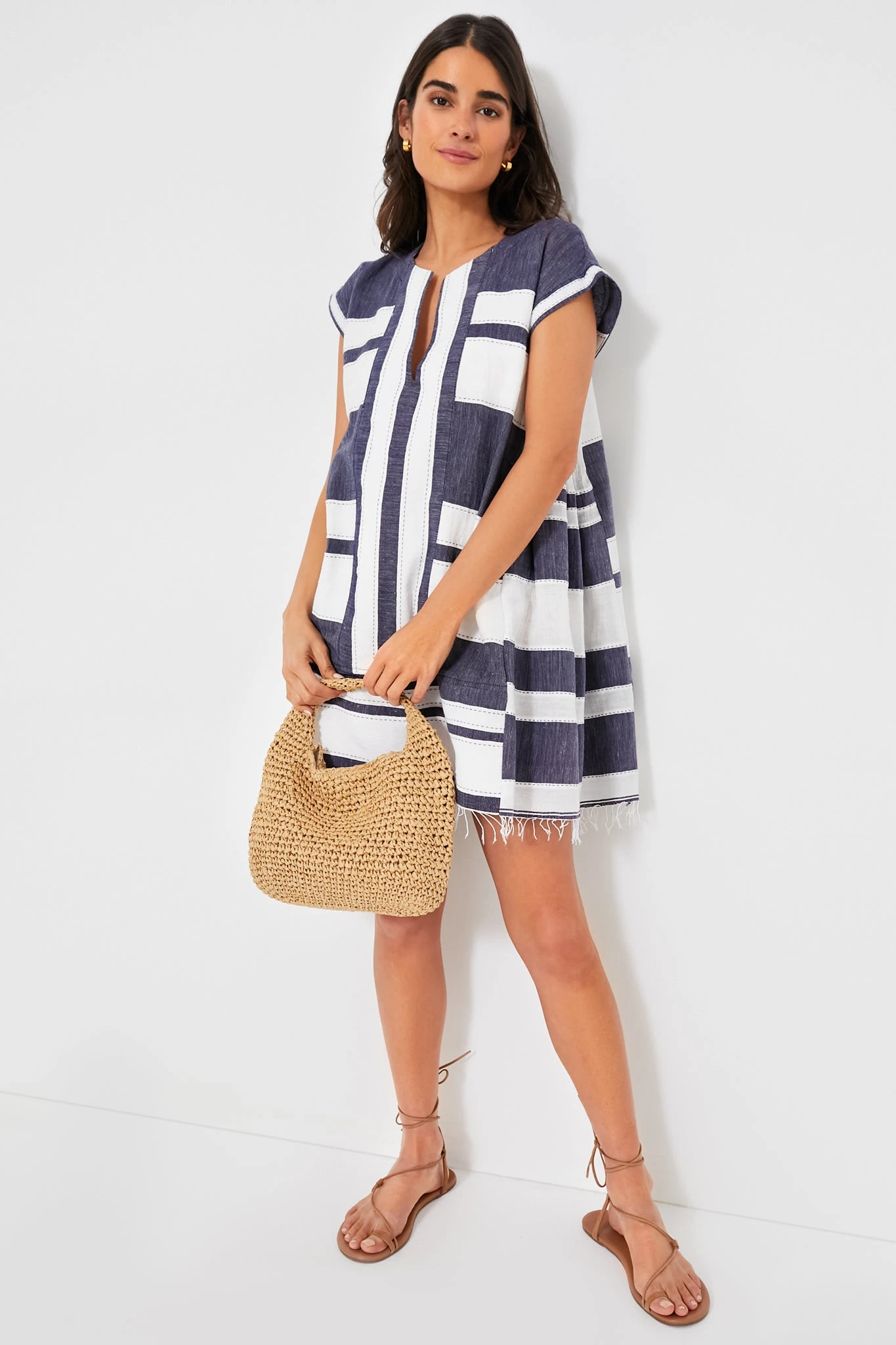 Debre Navy Elina Caftan 8 Debre Navy Elina Caftan - Image 6