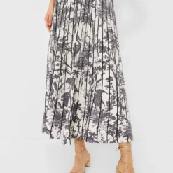Heron Evening Blue Tavira Skirt