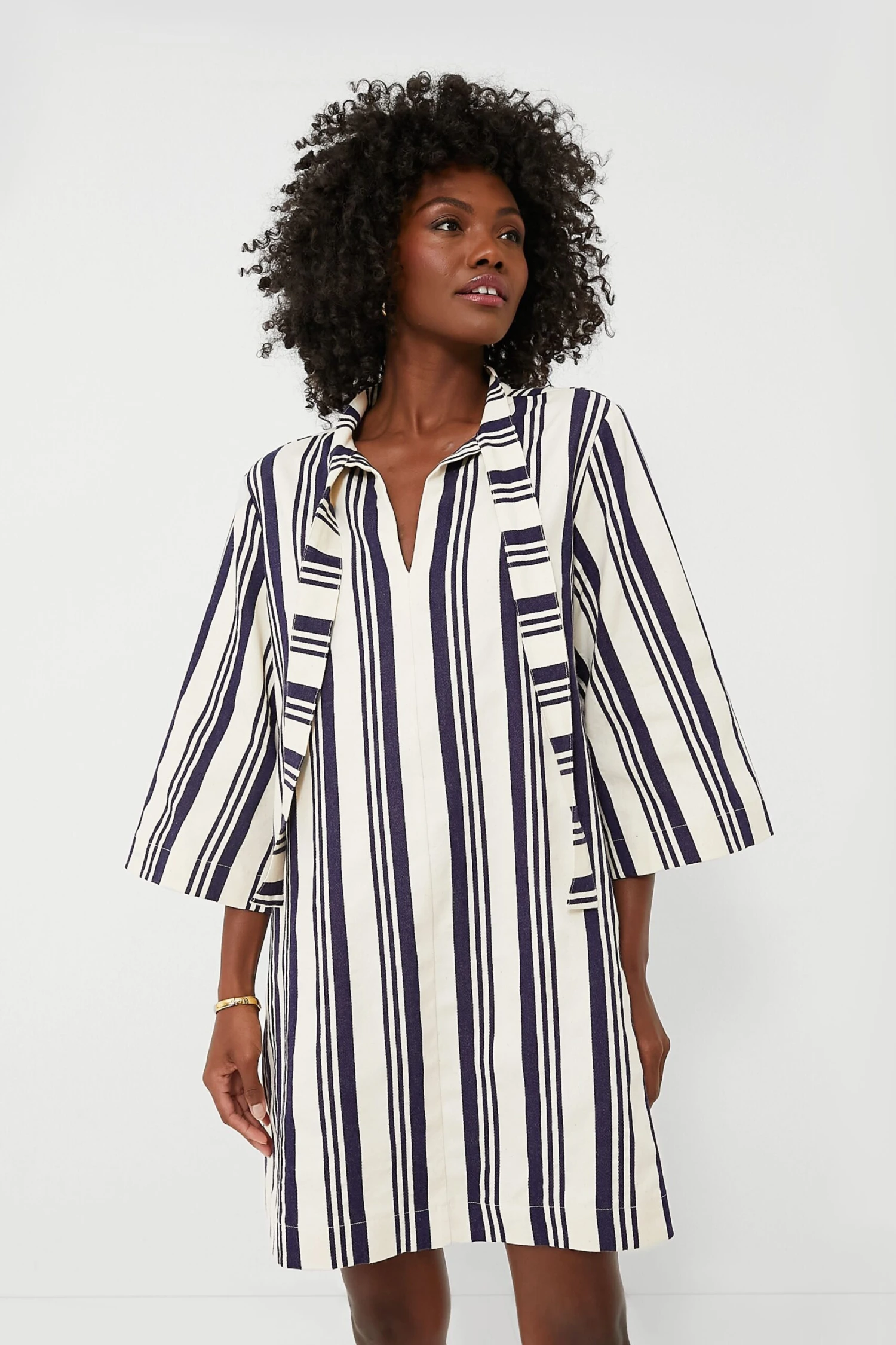 Navy Stripe Montauk Dress 4 Navy Stripe Montauk Dress - Image 2