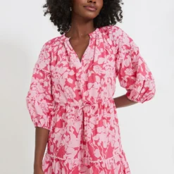 Pink Floral Matilda Mini Dress