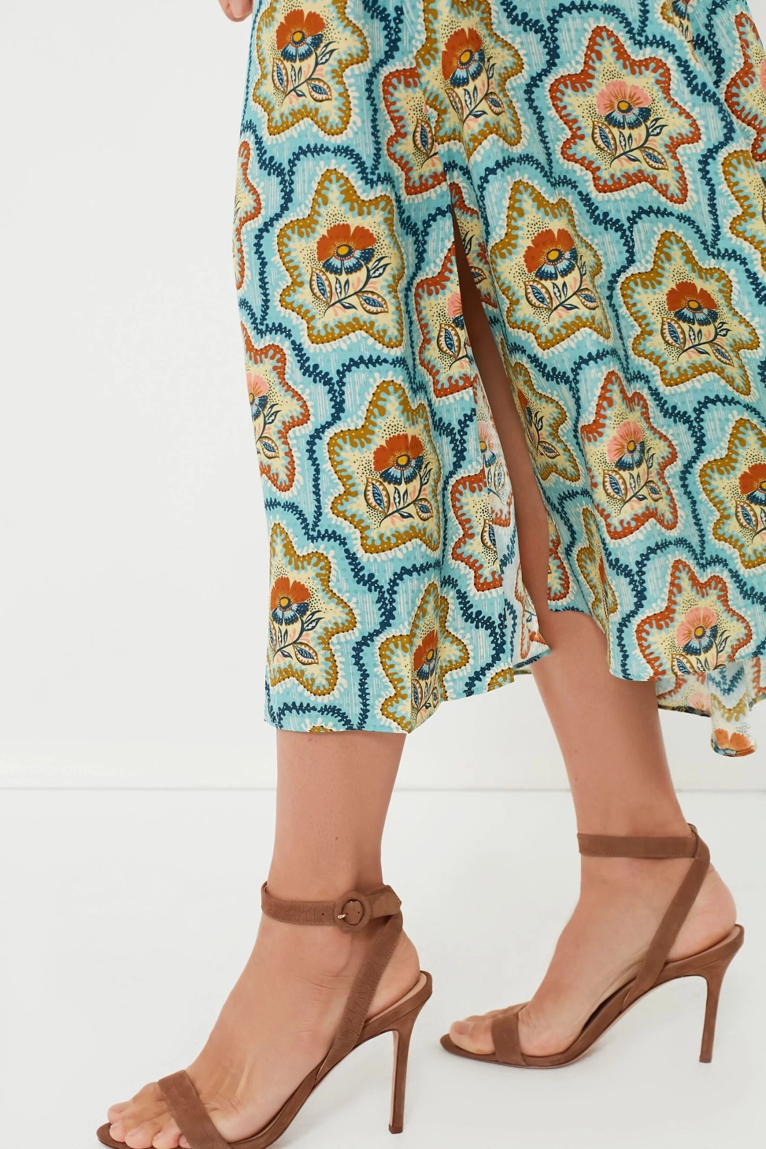 Tea Time Flower Tucker Skirt 7 Tea Time Flower Tucker Skirt - Image 5