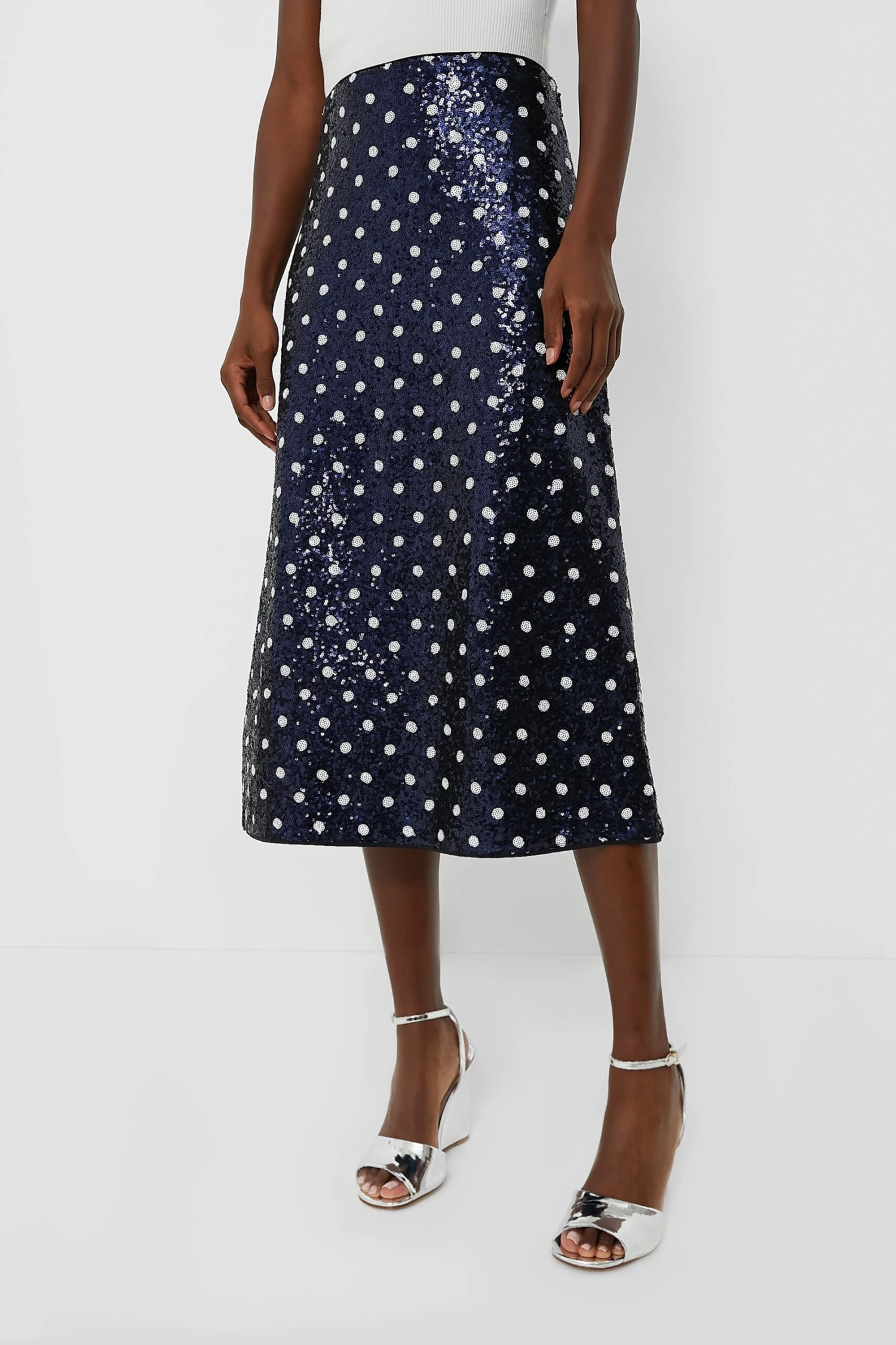 Baum Und Pferdgarten Navy Dotted Sequence Jily Skirt 3 Baum Und Pferdgarten Navy Dotted Sequence Jily Skirt