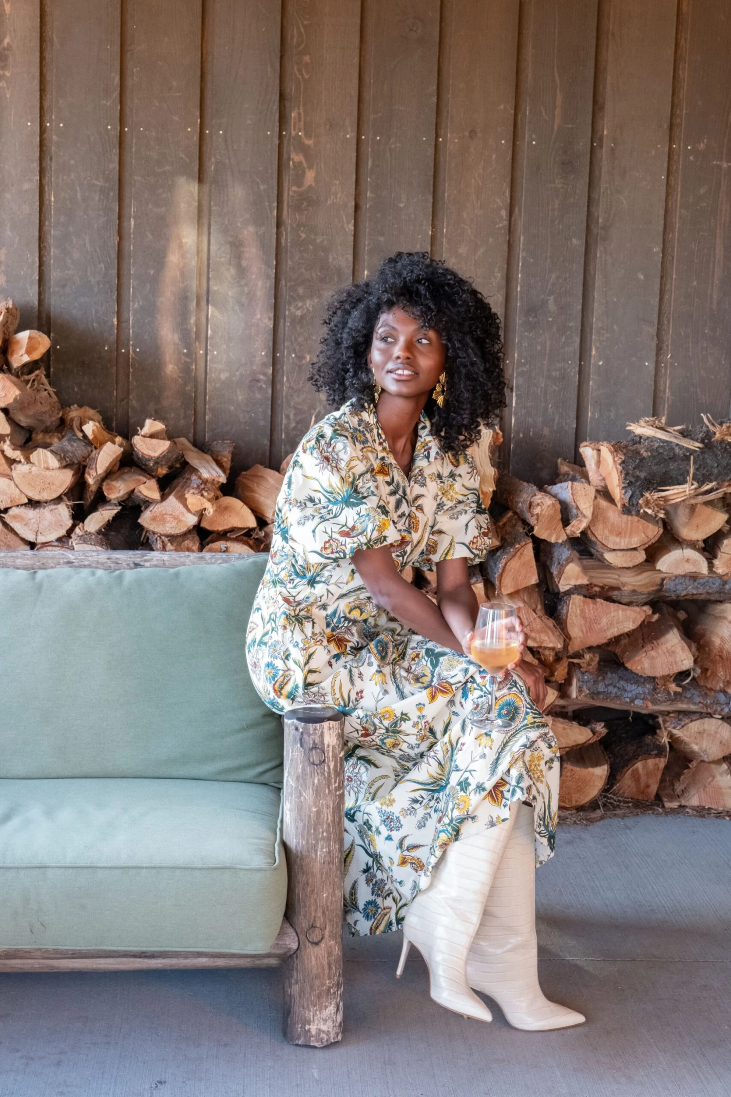 Sharp Floral Delaney Dress 8 Sharp Floral Delaney Dress - Image 6