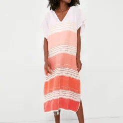 Tangerine Eshal Classic Caftan