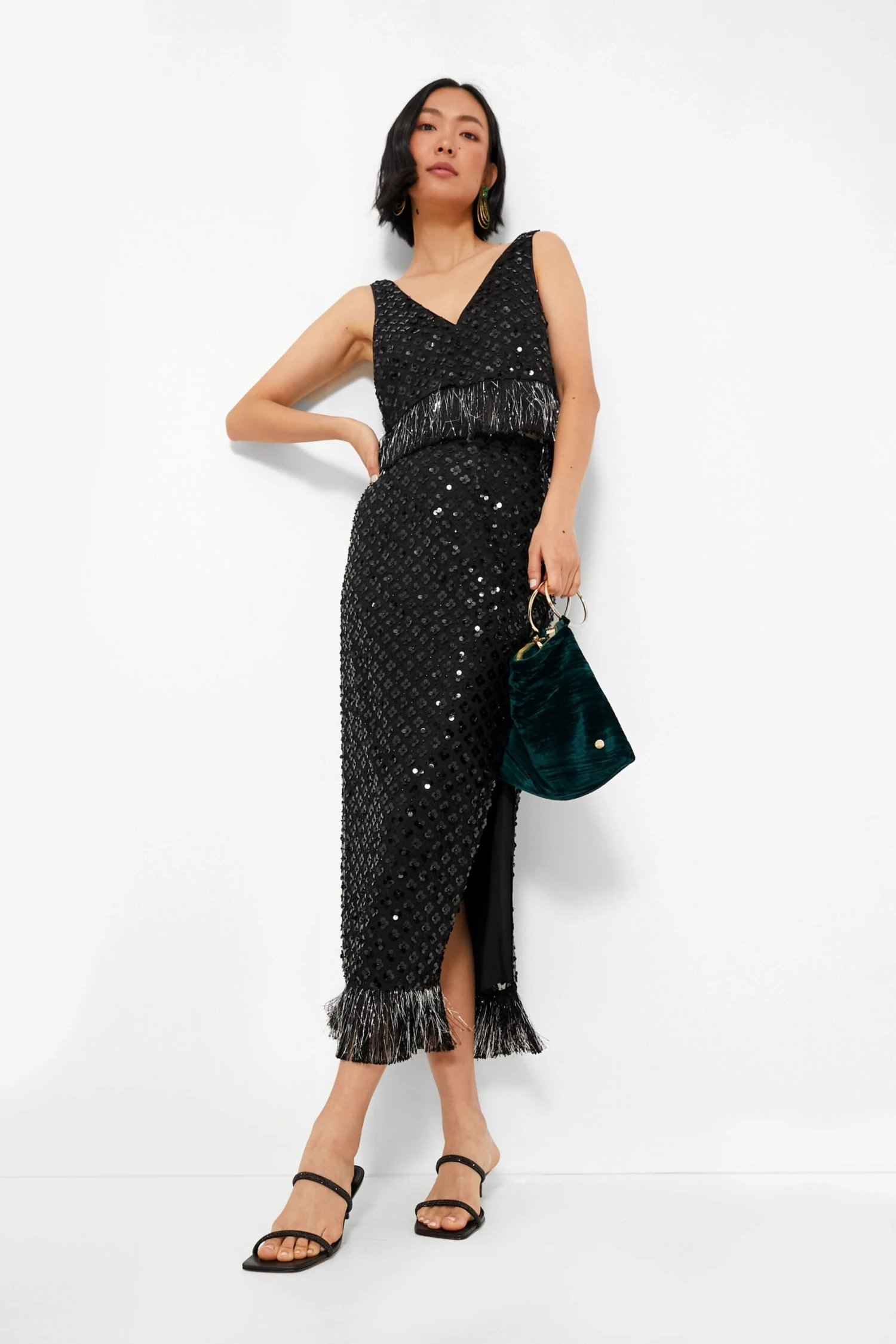 Black Randall Top And Maxi Skirt Set 4 Black Randall Top And Maxi Skirt Set - Image 2